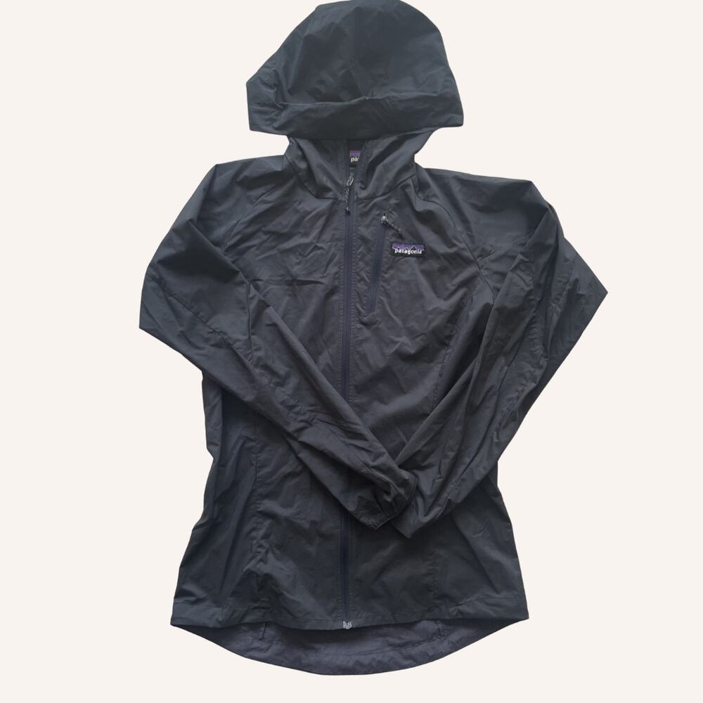 PATAGONIA featherweight windbreaker, navy blue, size XS